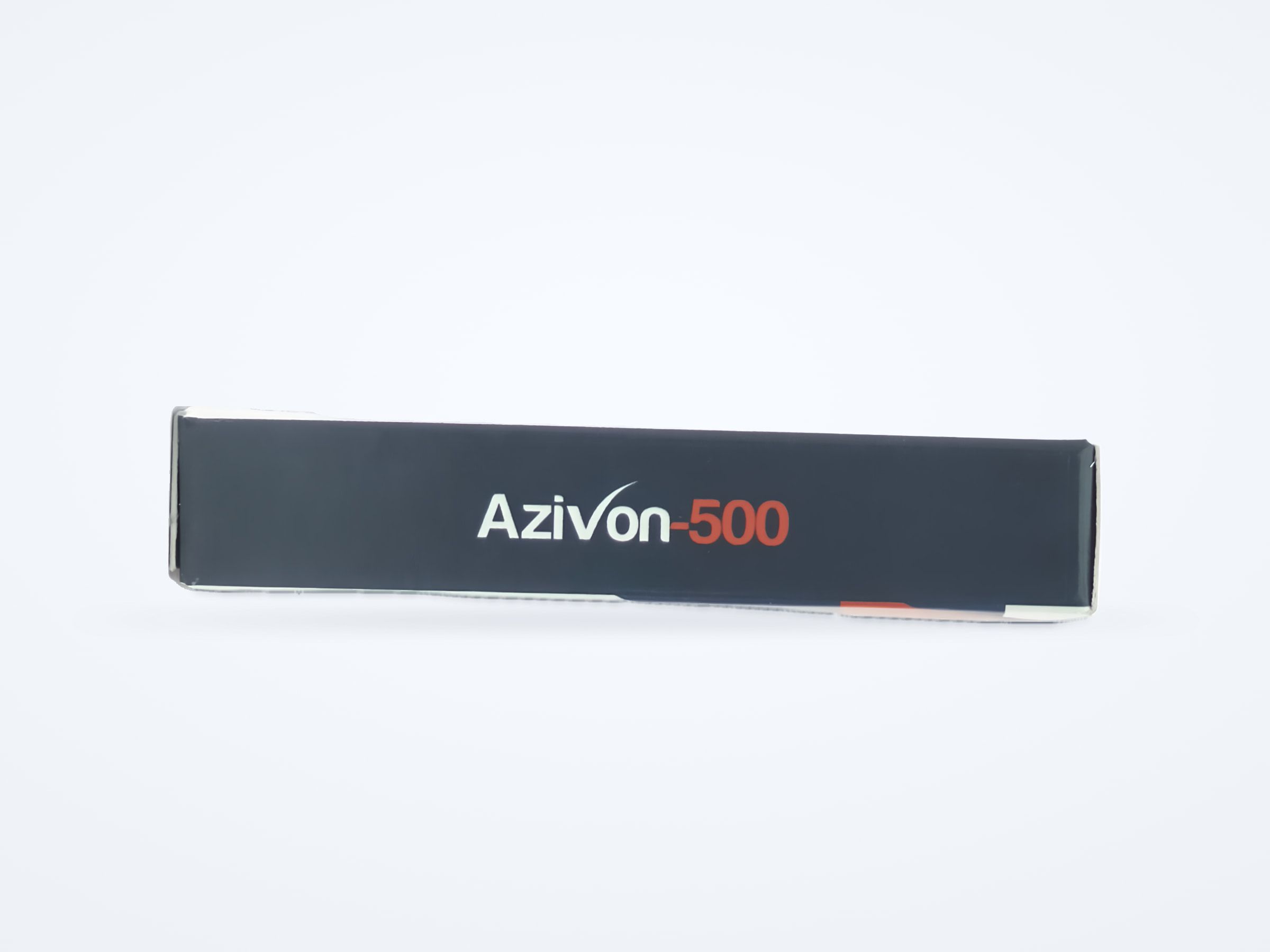 Azivon-500 tablets carton, end panel