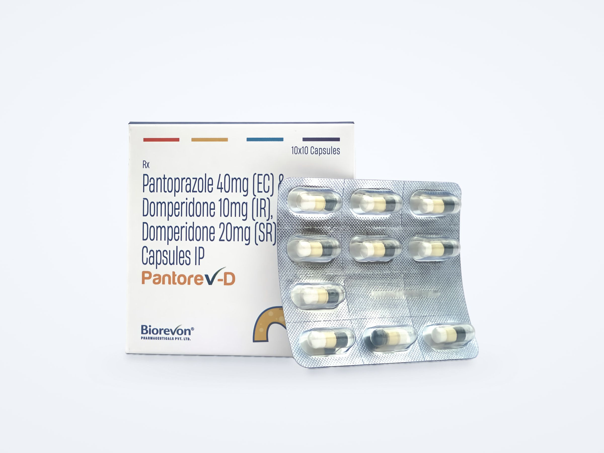 Pantorev-D capsules pack